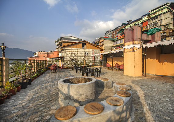 Relax and rejuvenate at Greendale Residence's Terrace Sit-Out – where panoramic views meet serene vibes.